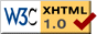 Valid XHTML 1.0!